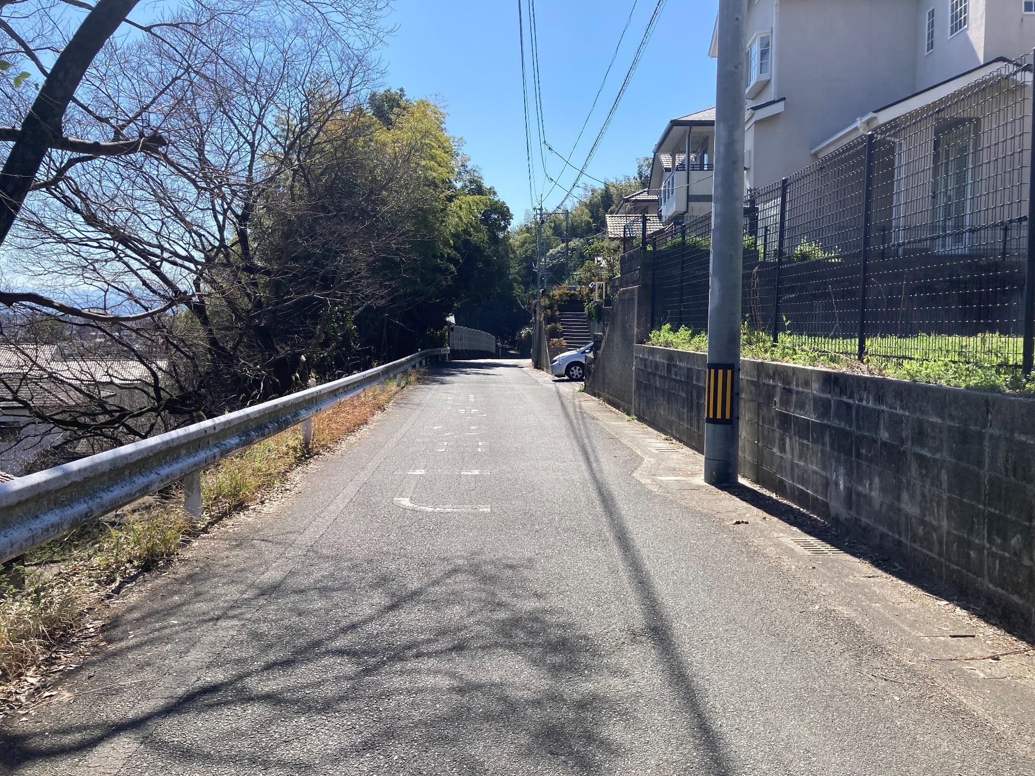 現地土地（前面道路含む）