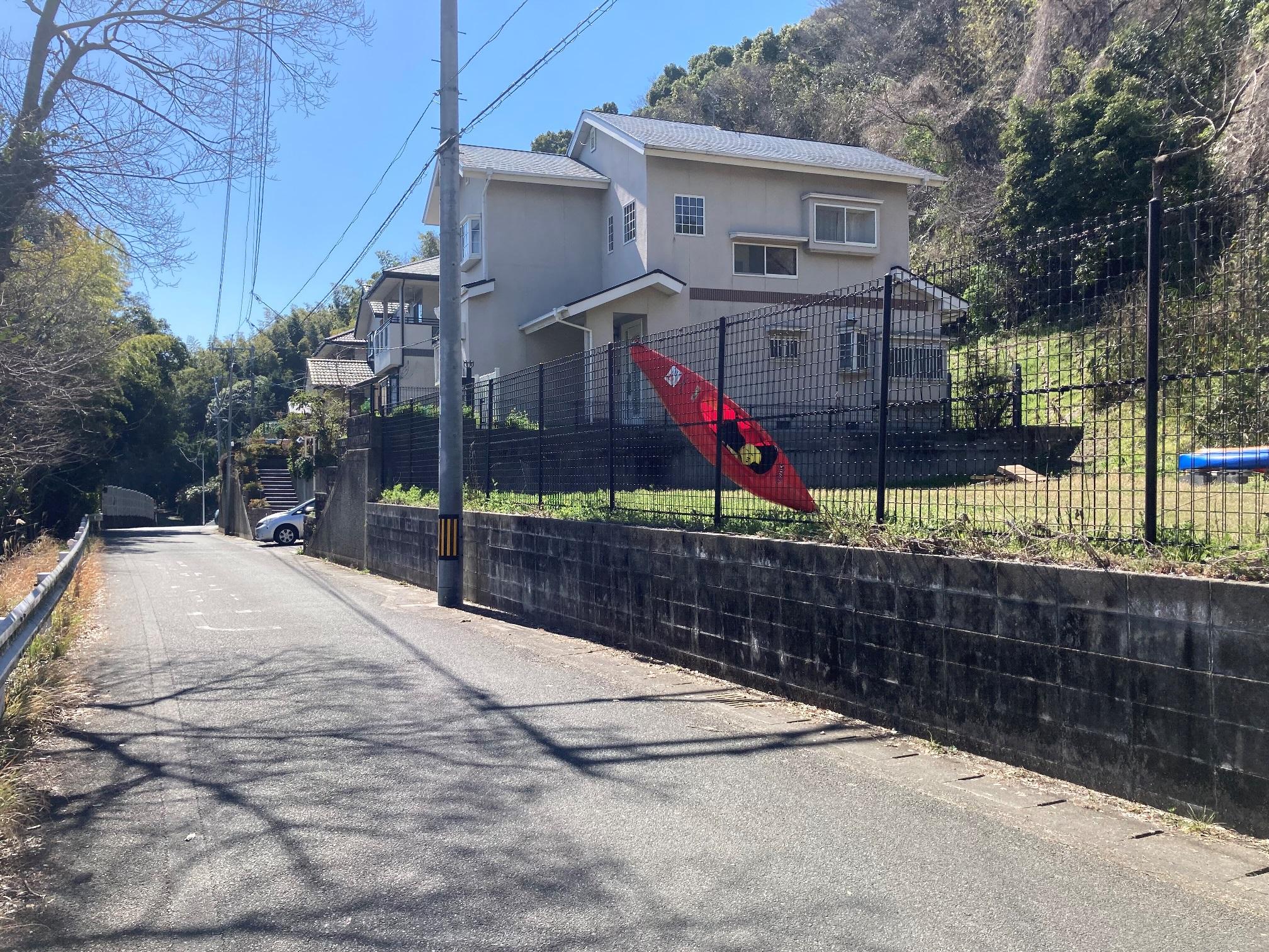 現地土地（前面道路含む）