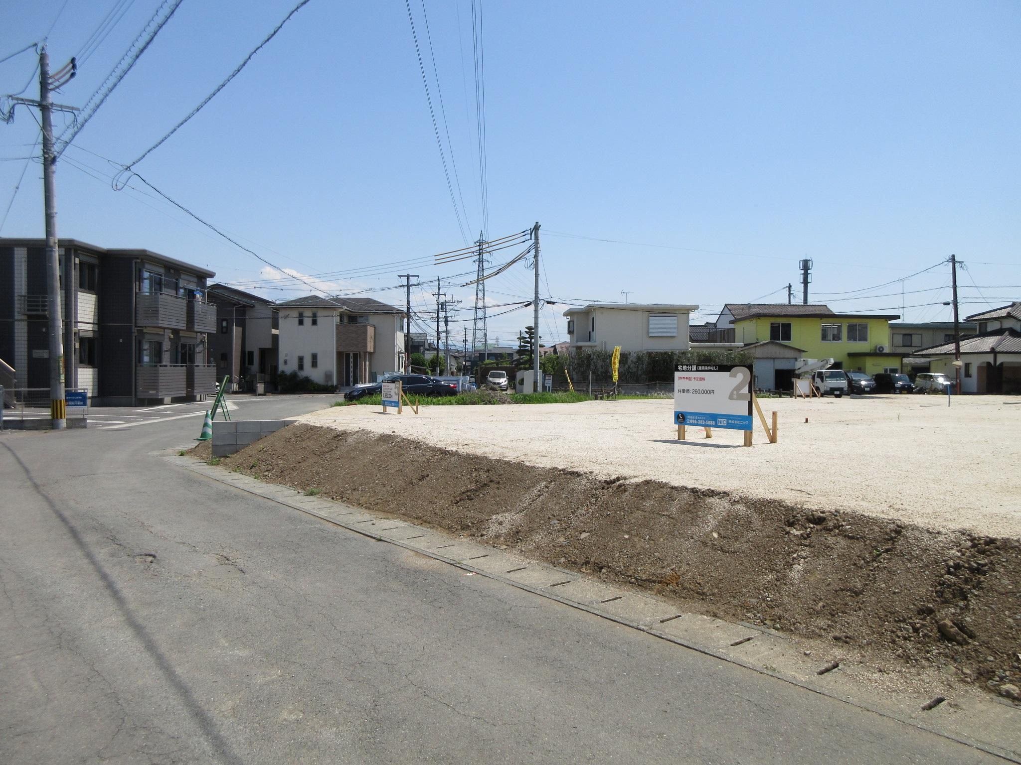 現地土地（前面道路含む）