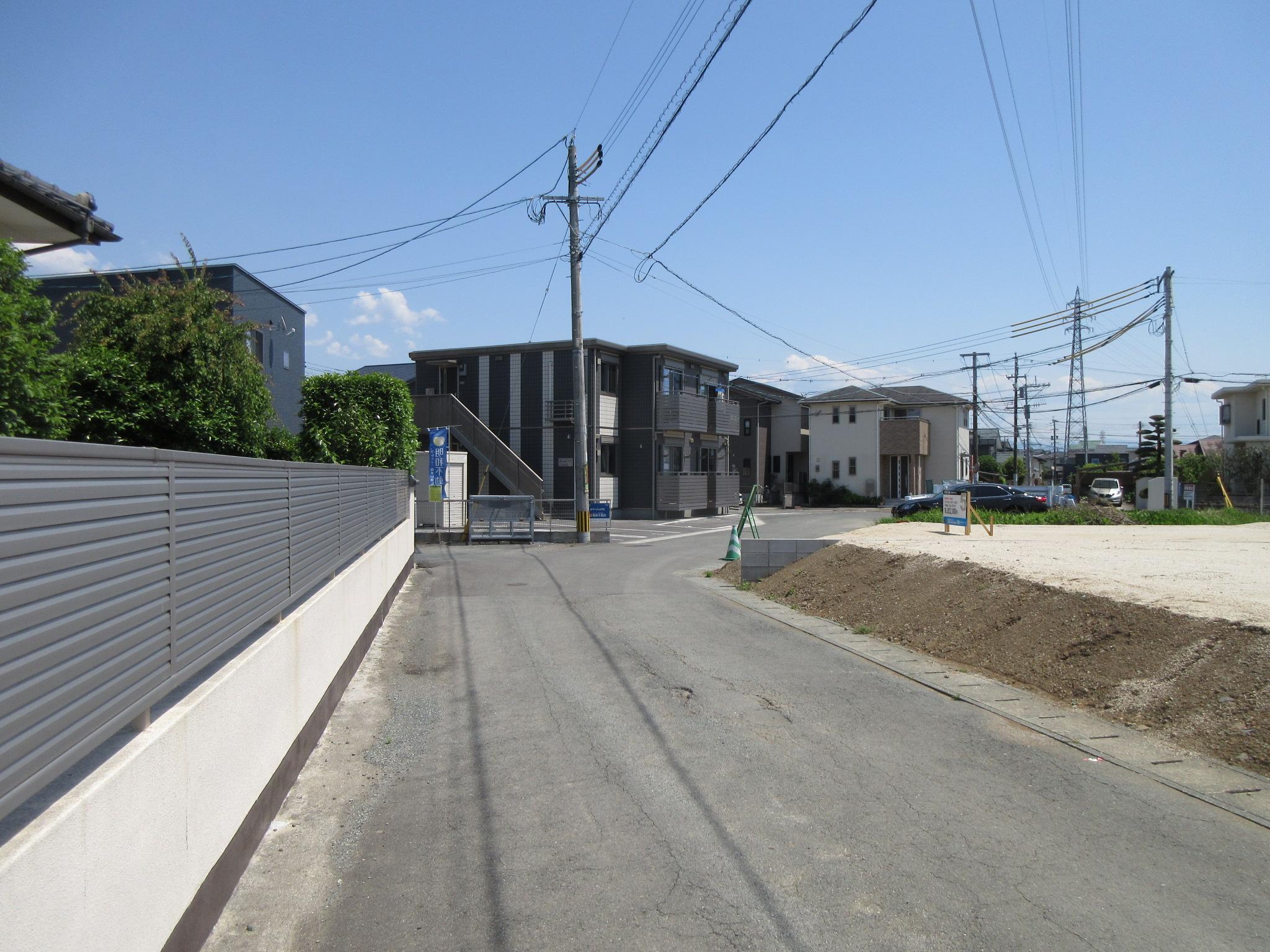 現地土地（前面道路含む）