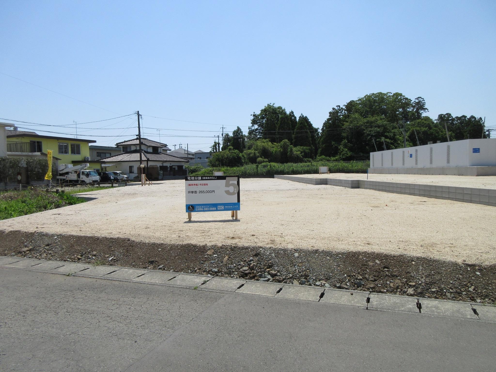 現地土地（前面道路含む）