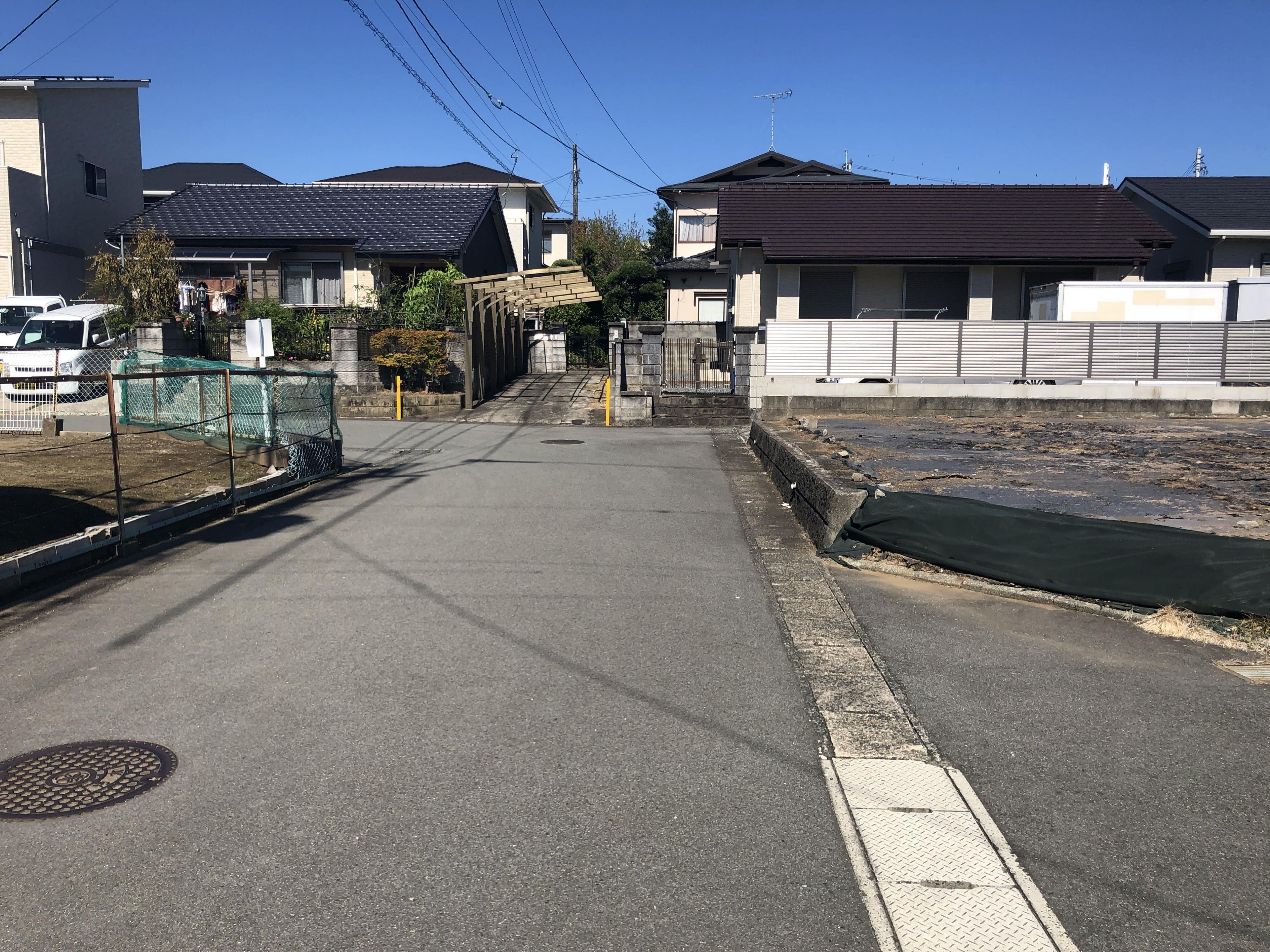 現地土地（前面道路含む）