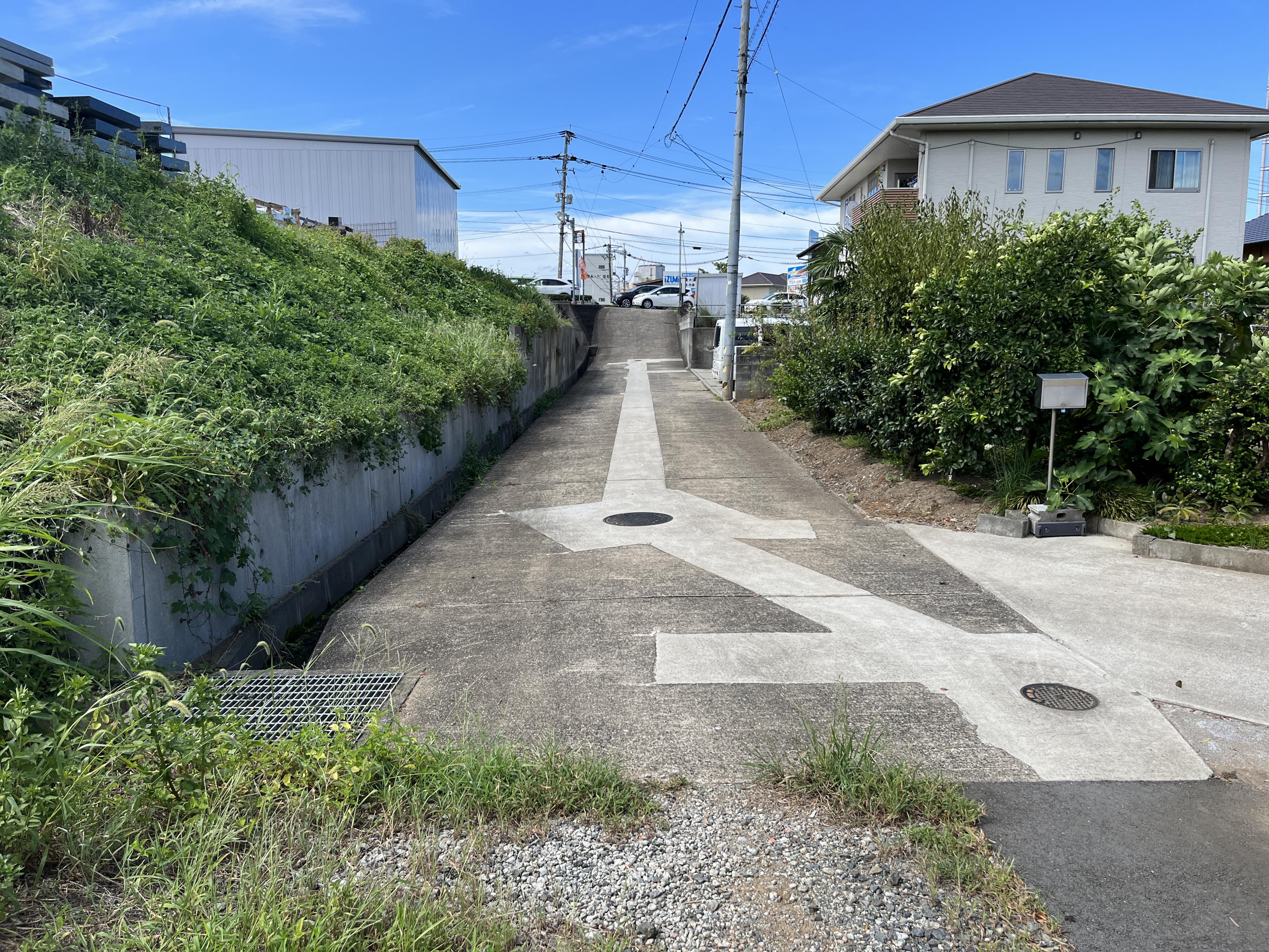 現地土地（前面道路含む）