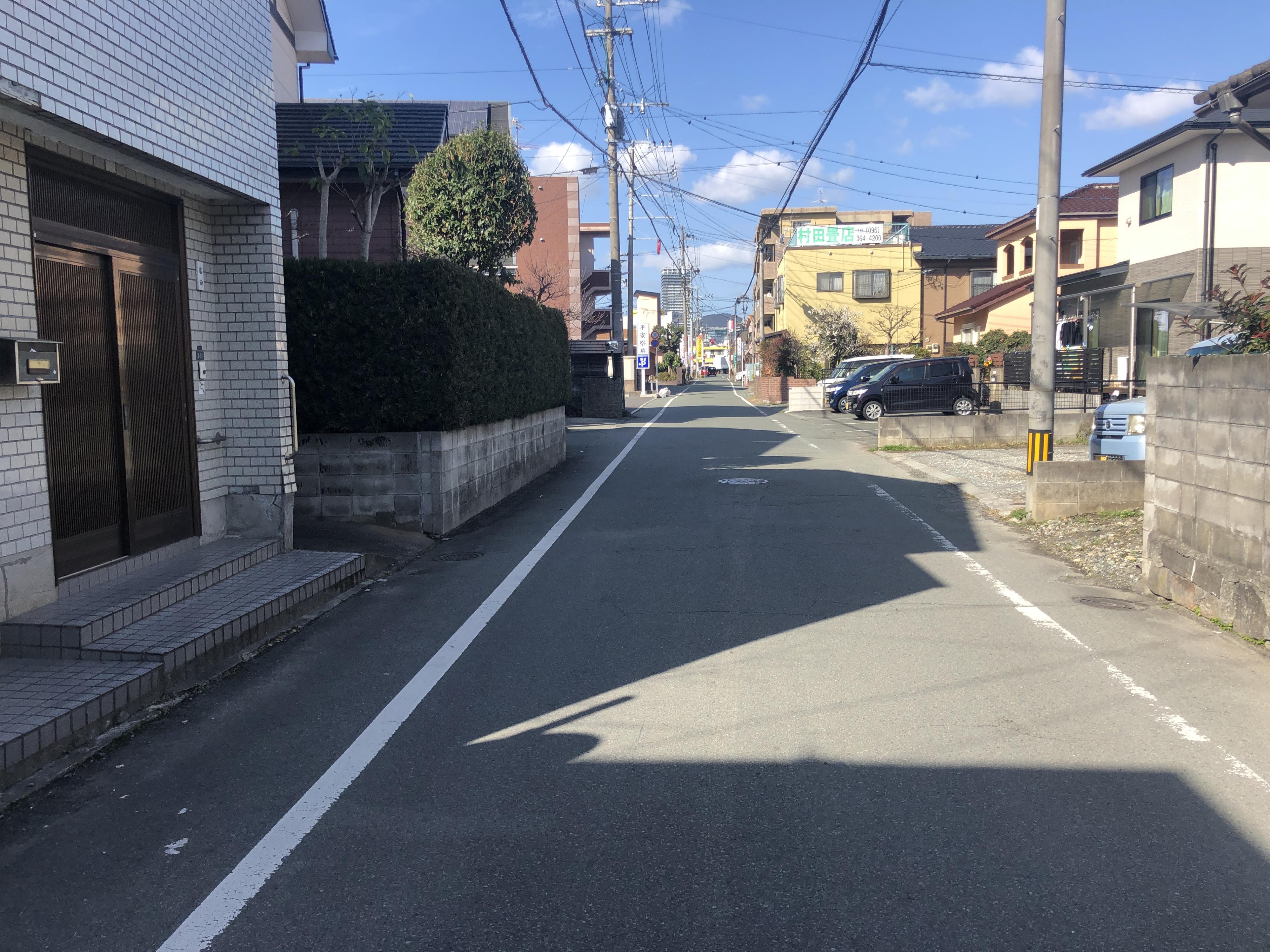 現地土地（前面道路含む）