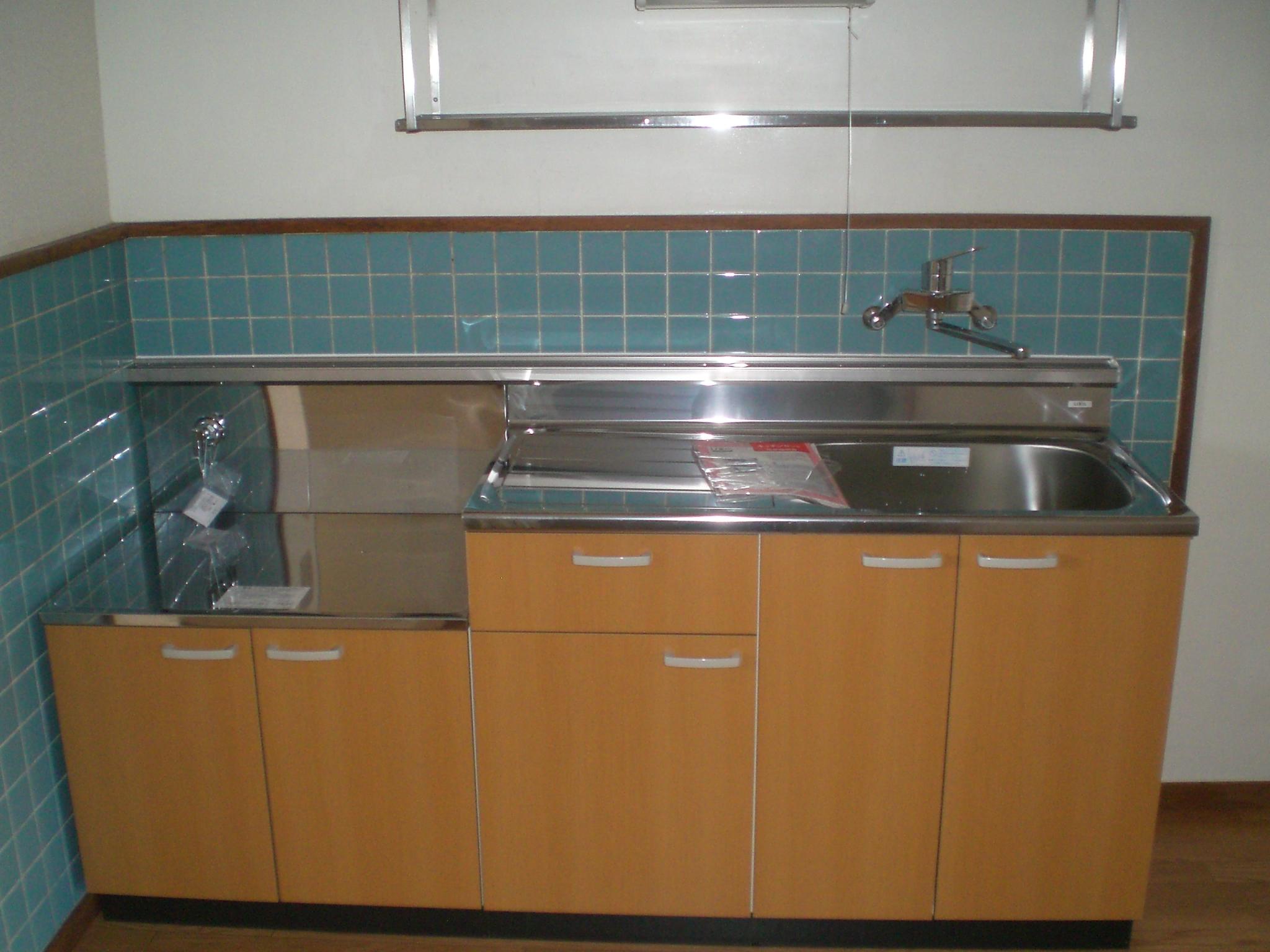 流し台交換済み