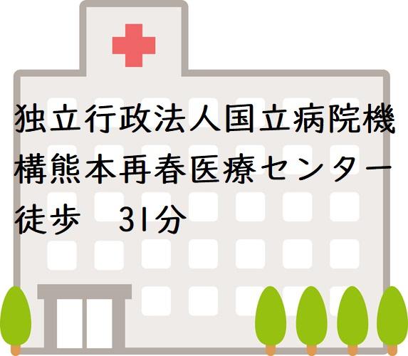 独立行政法人国立病院機構熊本再春医療センター (2,416m)