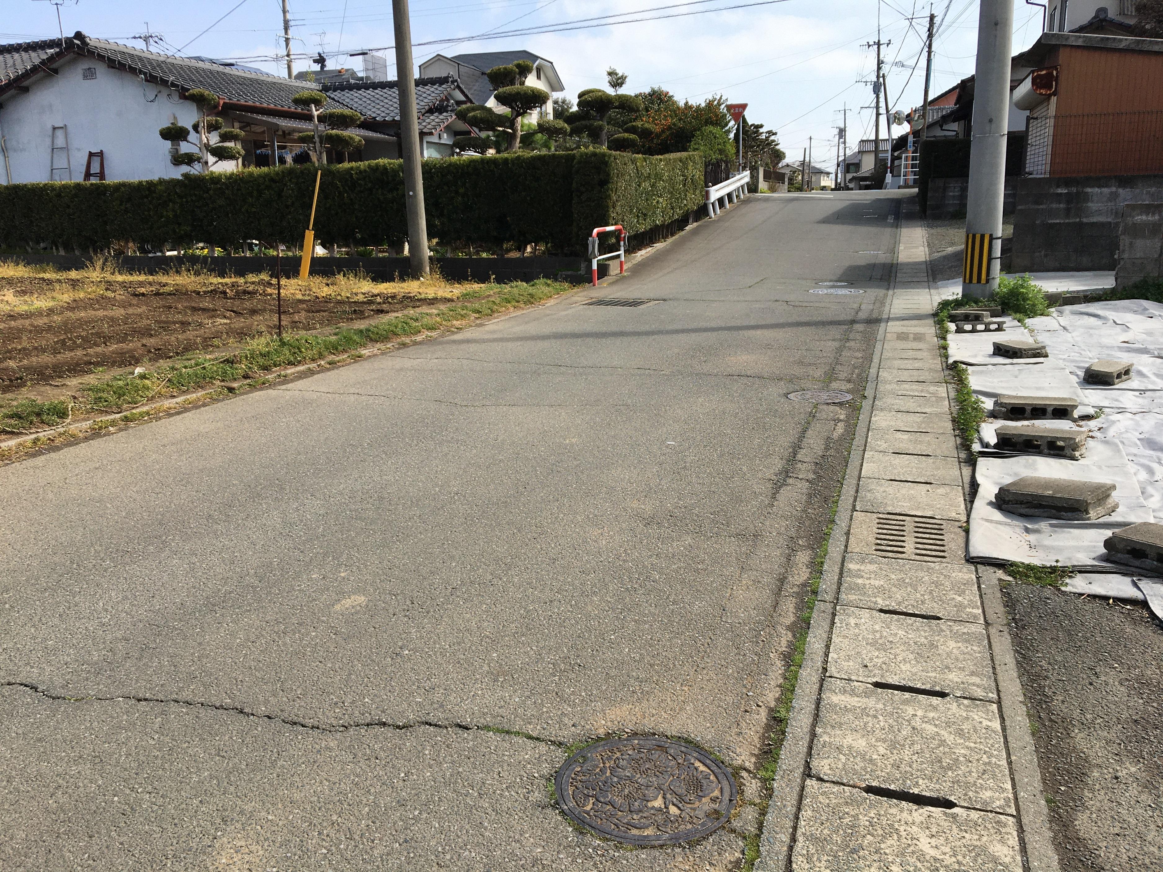 現地土地（前面道路含む）