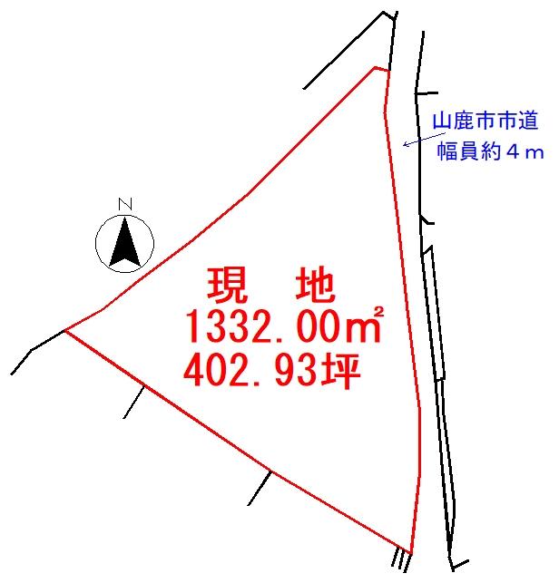 区画図／山鹿小・山鹿中校区建築条件無し