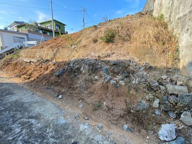 現地土地／熊本県がけ条例の適用があります