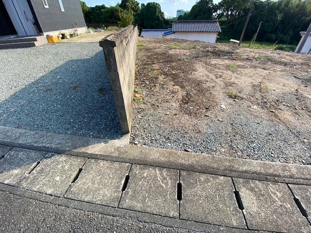 現地土地／東側境界付近