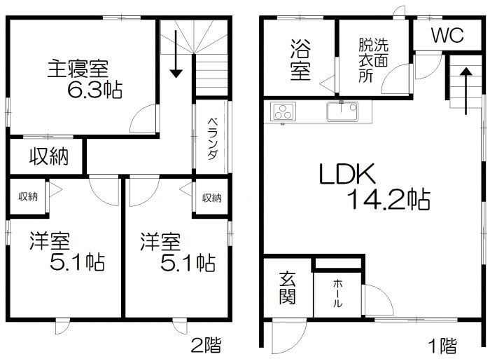 間取りは現状を優先します