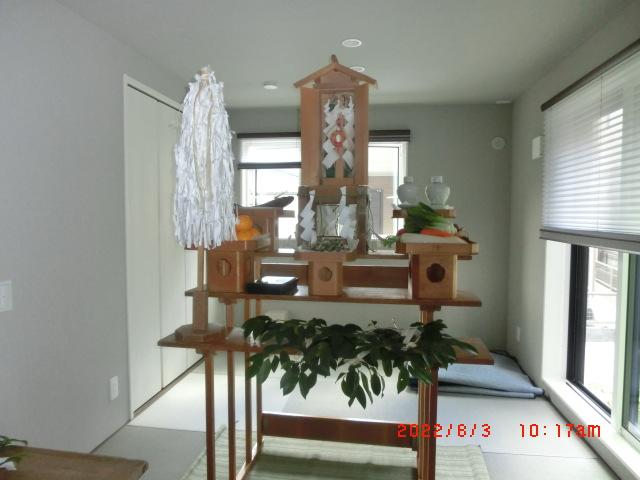 ８月３日、お祓いをしました。