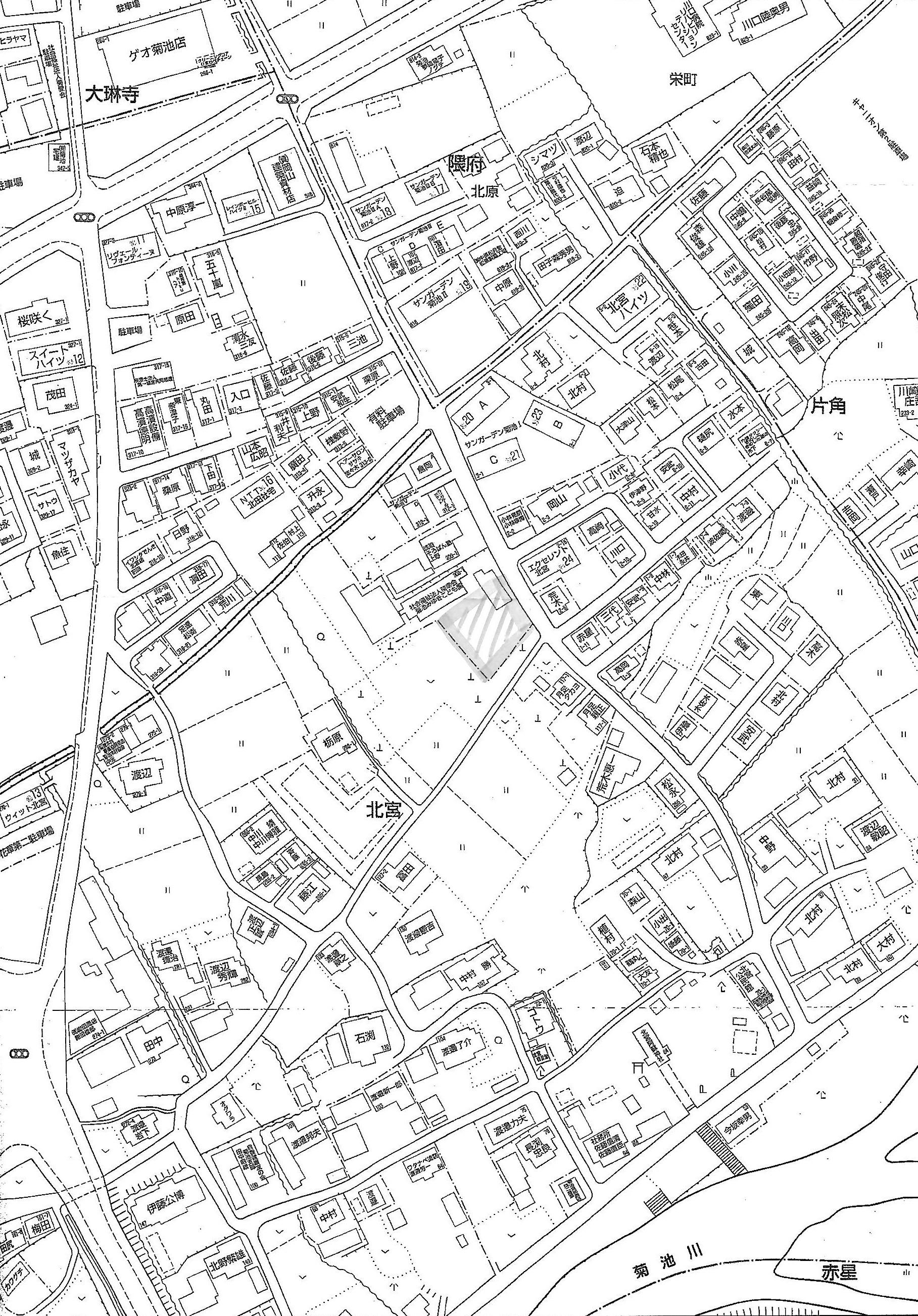 位置図（ゼンリン）