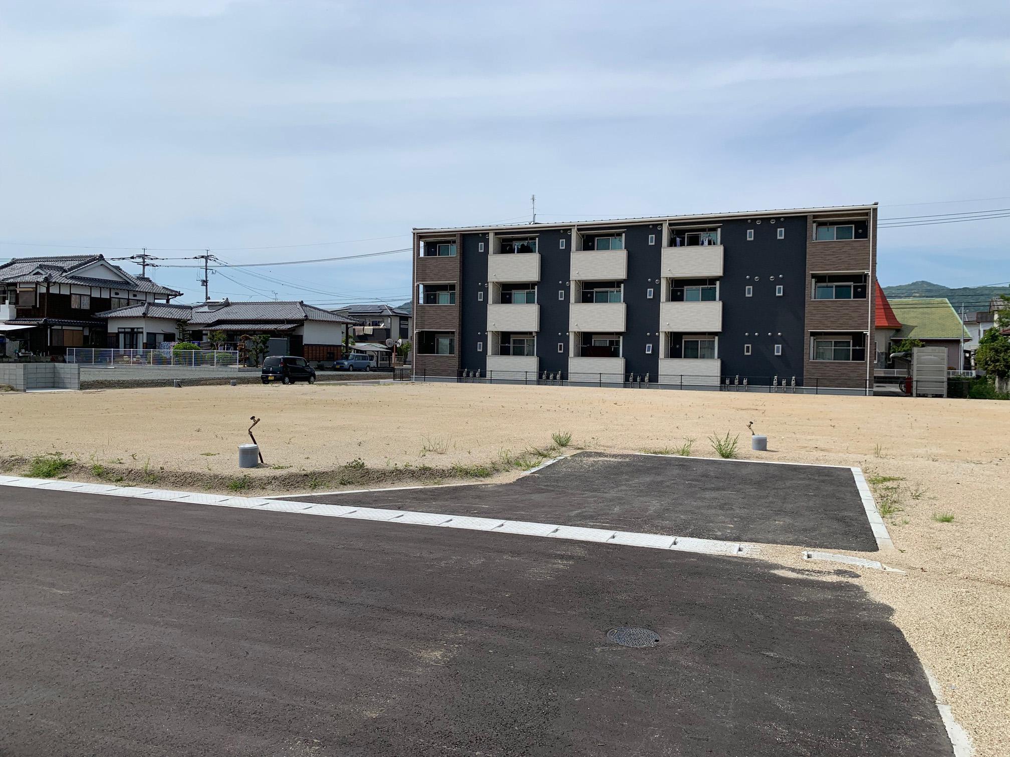 現地土地（前面道路含む）