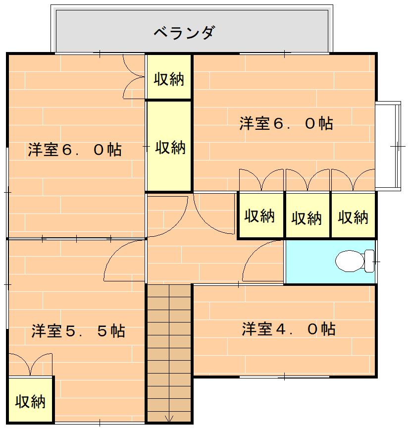 間取り図／二階部分