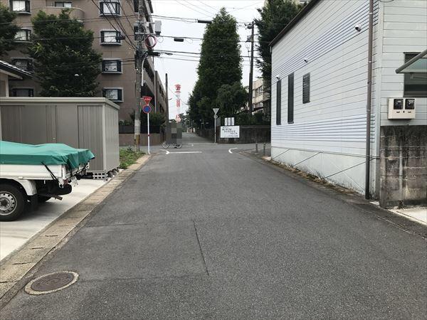 現地土地（前面道路含む）