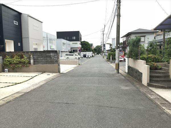 現地土地（前面道路含む）