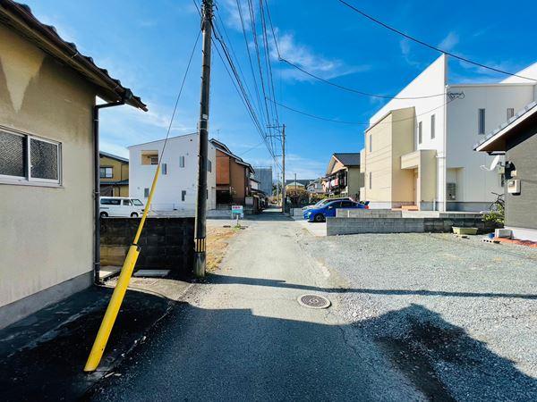 現地土地（前面道路含む）