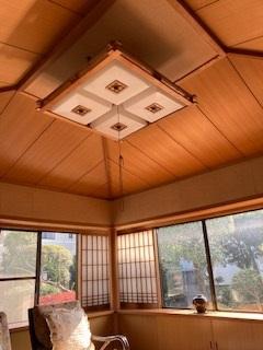 現地土地／応接間天井２