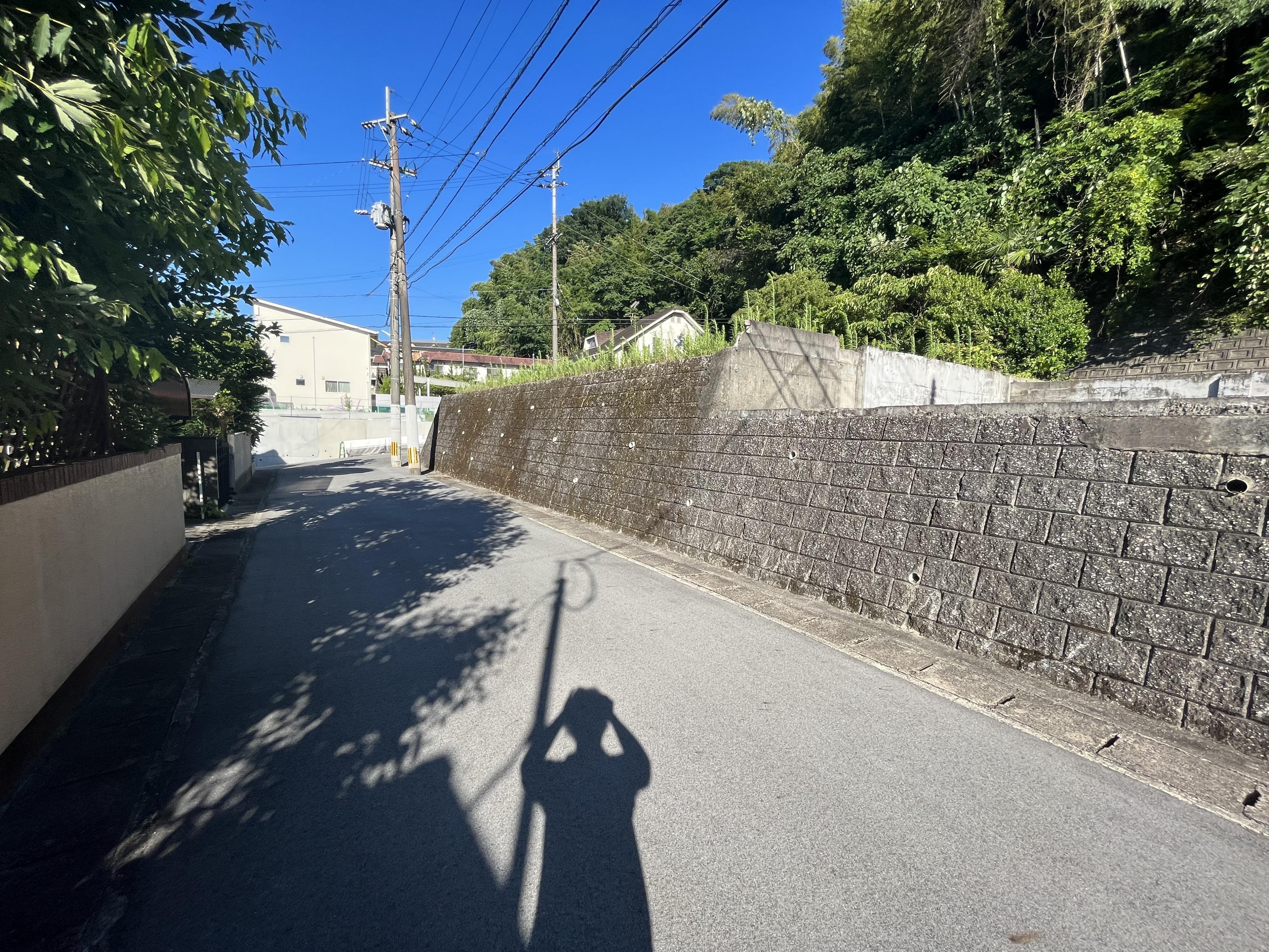 現地土地（前面道路含む）